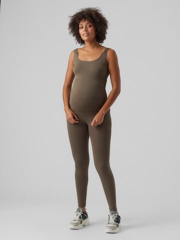 MAMALICIOUS Skinny Leggings 'Jeanne' in Grün