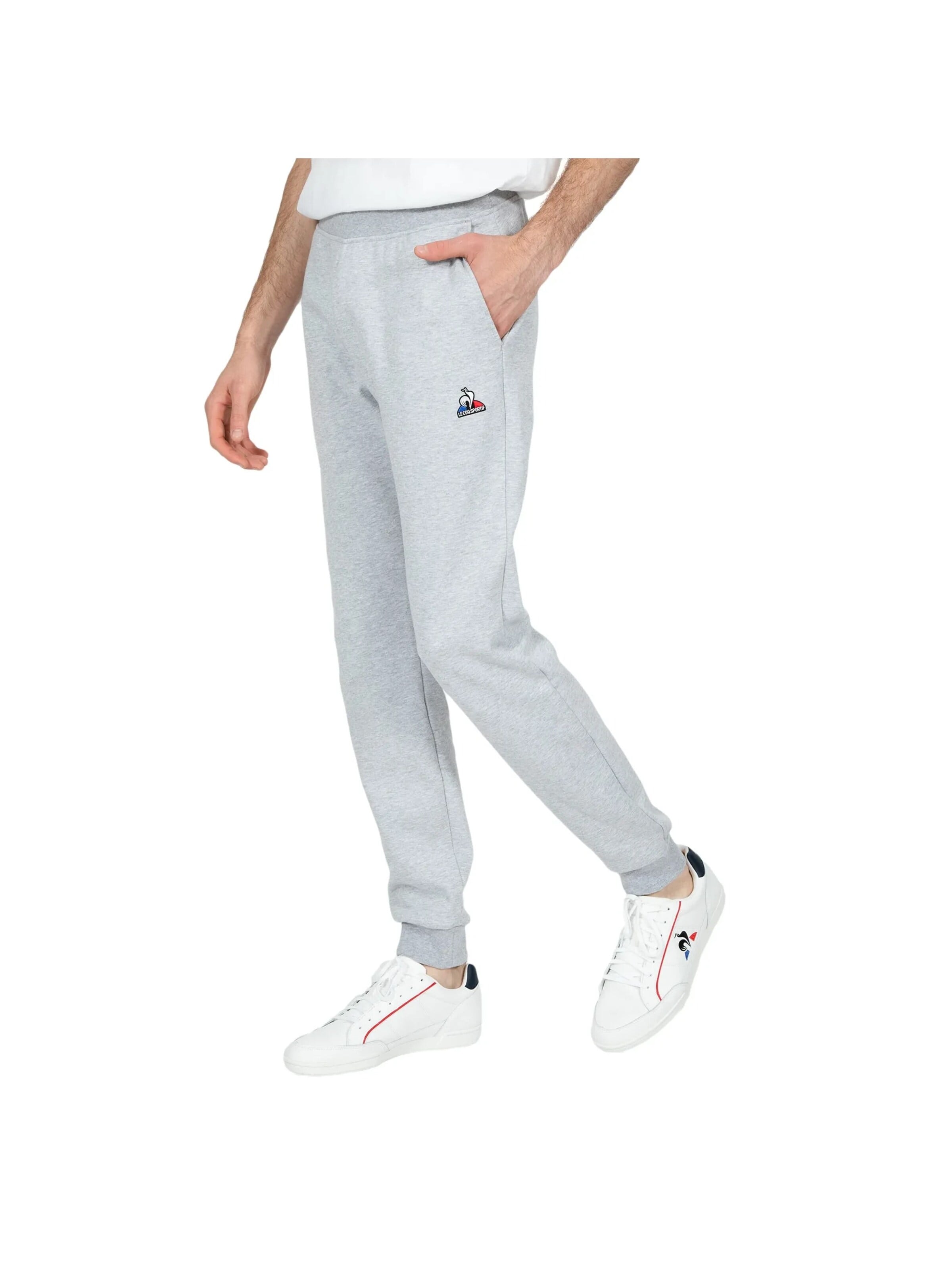Regular Pantalon de sport 'Essential sim sport' LE COQ SPORTIF en gris : devant