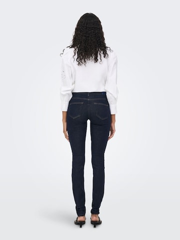 Skinny Jean 'Blush' ONLY en bleu