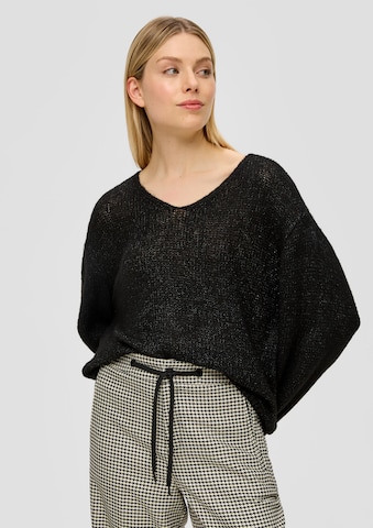 s.Oliver Sweater in Black: front