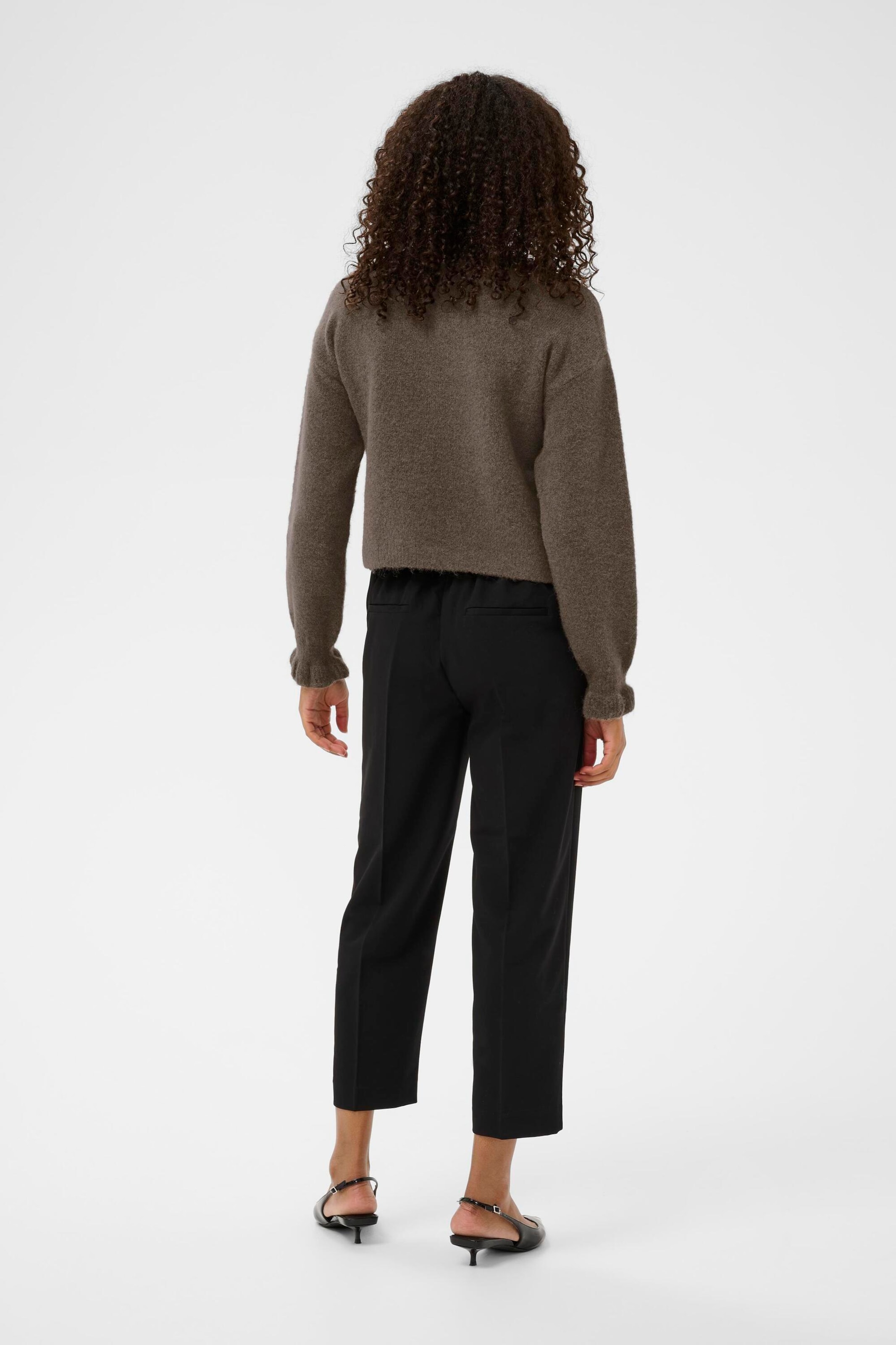 Cardigan 'KACourson' Kaffe en marron