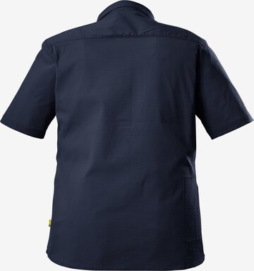 KILLTEC Athletic Button Up Shirt in Blue
