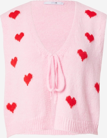 HailysKardigan bez rukava 'Vi44ola' - roza boja: prednji dio