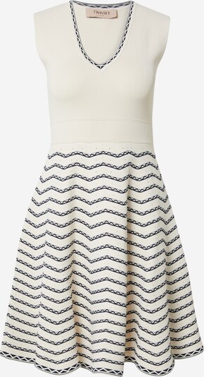 Rochie tricotat Twinset pe bleumarin / alb, Vizualizare produs