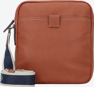 TOM TAILOR Crossbody Bag 'Finn' in Brown: front