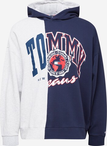 Sweat-shirt 'Archieve Cut and Sew' Tommy Jeans en bleu : devant