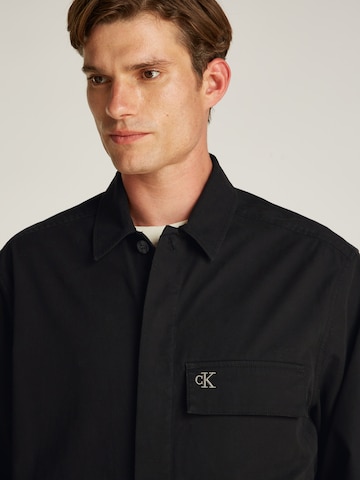 Calvin Klein Jeans Regularny krój Koszula w kolorze czarny