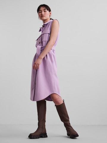 PIECES Shirt Dress 'HAVEN' in Purple