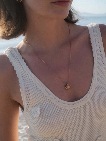 Collana 'Iconic Sun' di PURELEI in oro: frontale
