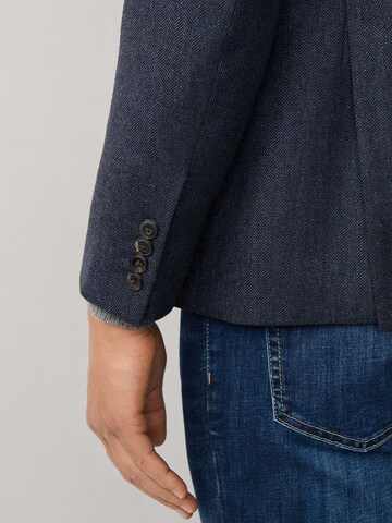 Hackett London Regular fit Business-colbert in Blauw