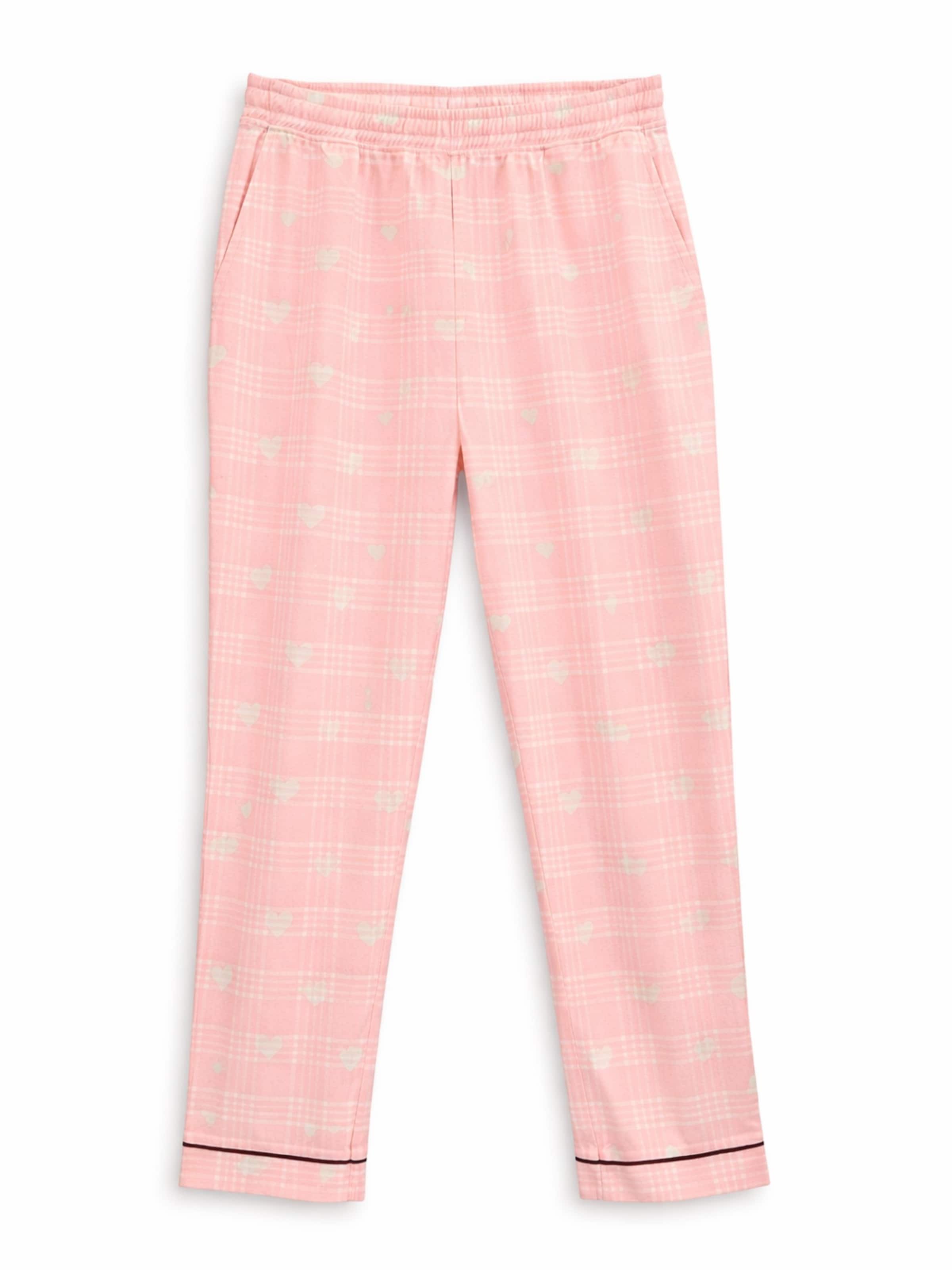 LEAFLETIC Pajama Pants in Orange: front
