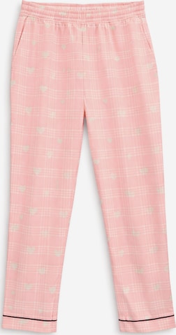 LEAFLETIC Pajama Pants in Orange: front