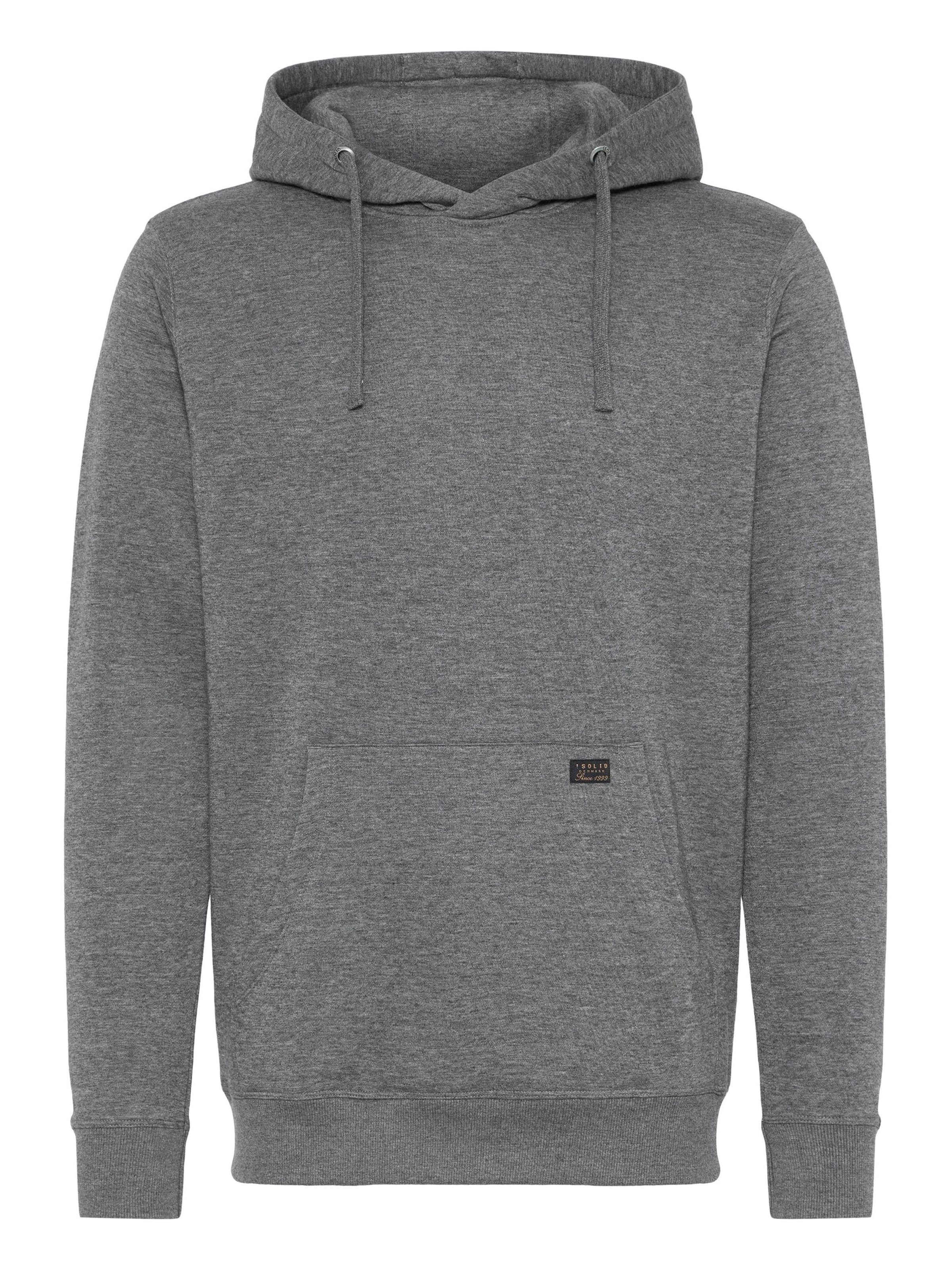 !Solid Sweatshirt 'SDAujuda' in Grey: front