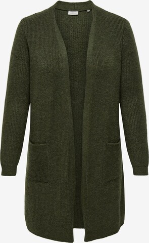 ONLY Carmakoma Cardigan 'Jade' i grøn: forside