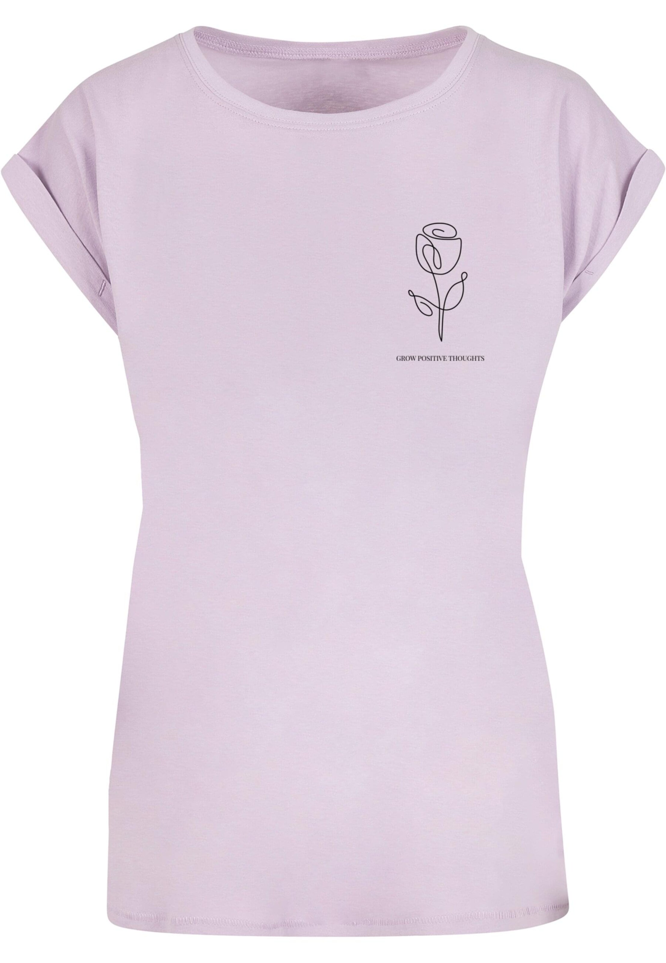 Merchcode Shirt 'Spring - Tulip Flower' in Purple: front