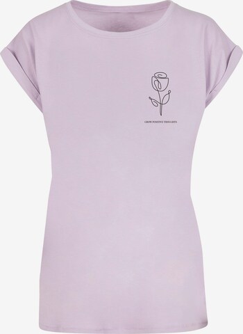 T-shirt 'Spring - Tulip Flower' Merchcode en violet : devant