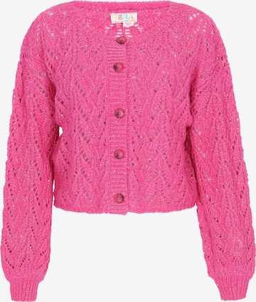 IZIA Gebreid vest in Roze: voorkant