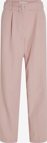 Pantaloni con pieghe 'Ivy' di VILA in rosa: frontale