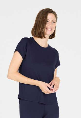 Athlecia T-Shirt 'Gaina' in Blau: Vorderseite
