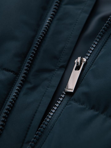 Ombre Winterjas 'Level up' in Blauw