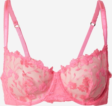 GUESS Balconette Rintaliivi 'MAYA' värissä vaaleanpunainen: etupuoli