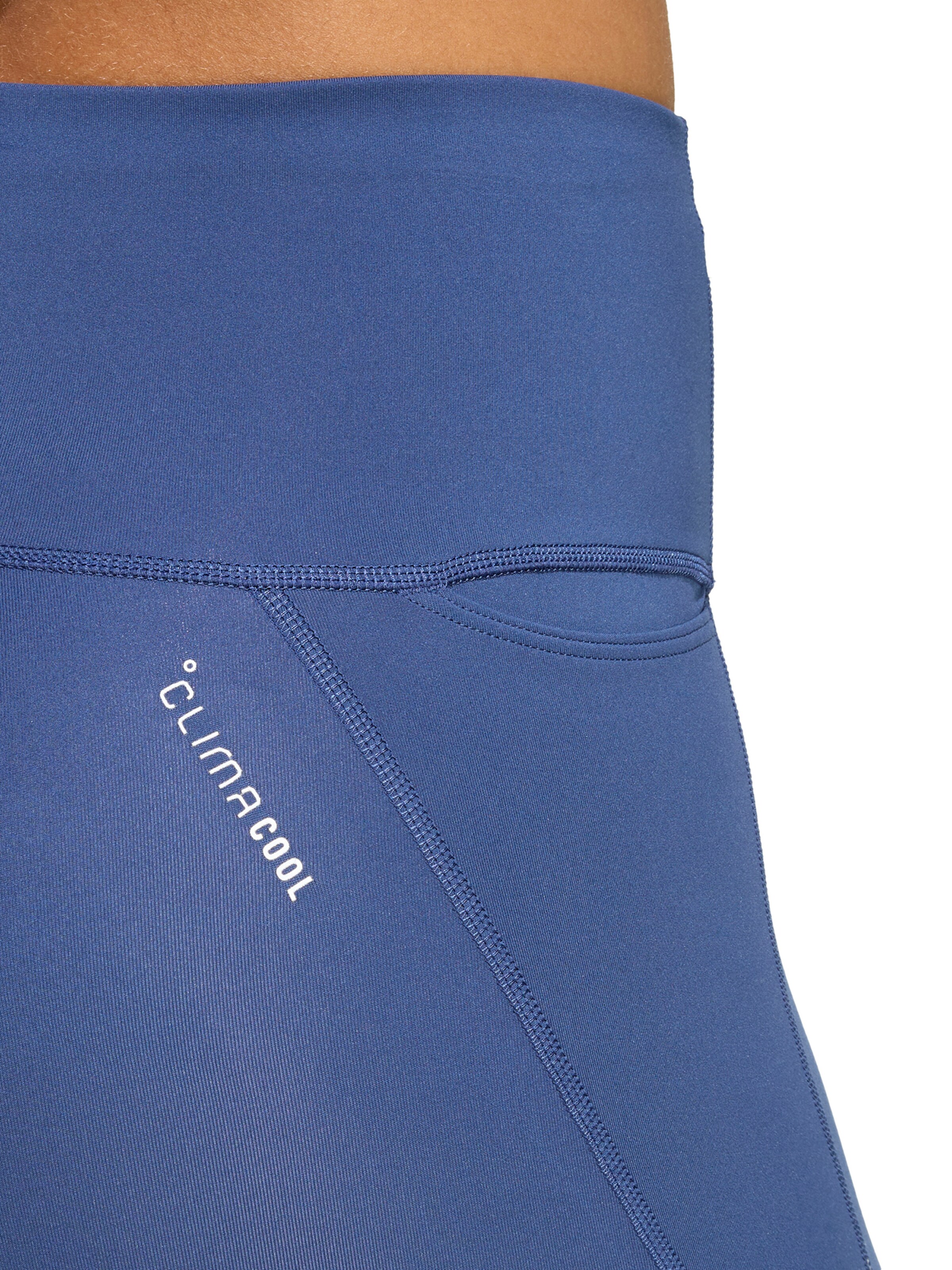 ADIDAS PERFORMANCE Skinny Sporthose 'Ess' in Blau