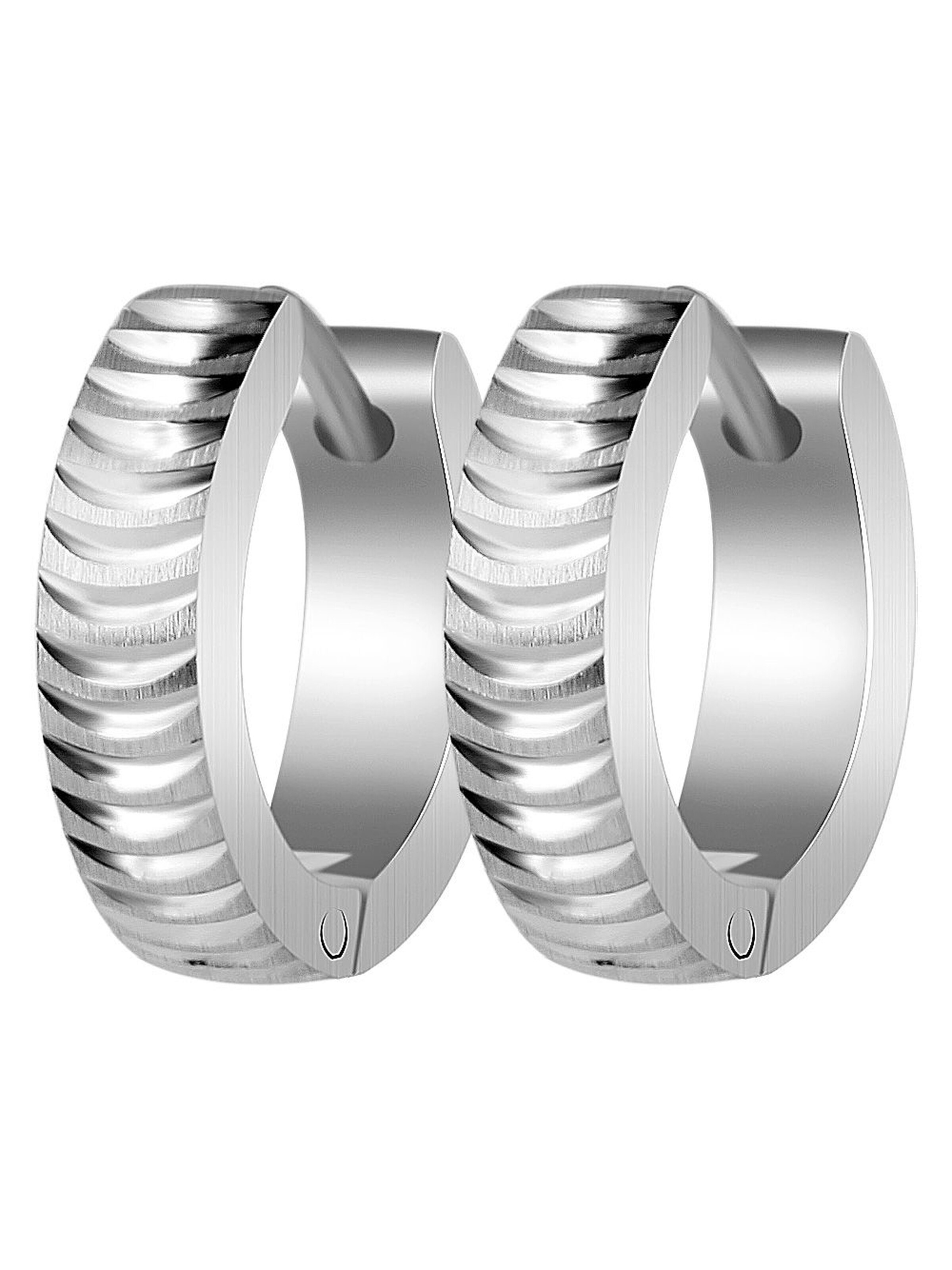 Akzent Earrings 'Timmy, Ionenplattierung' in Silver