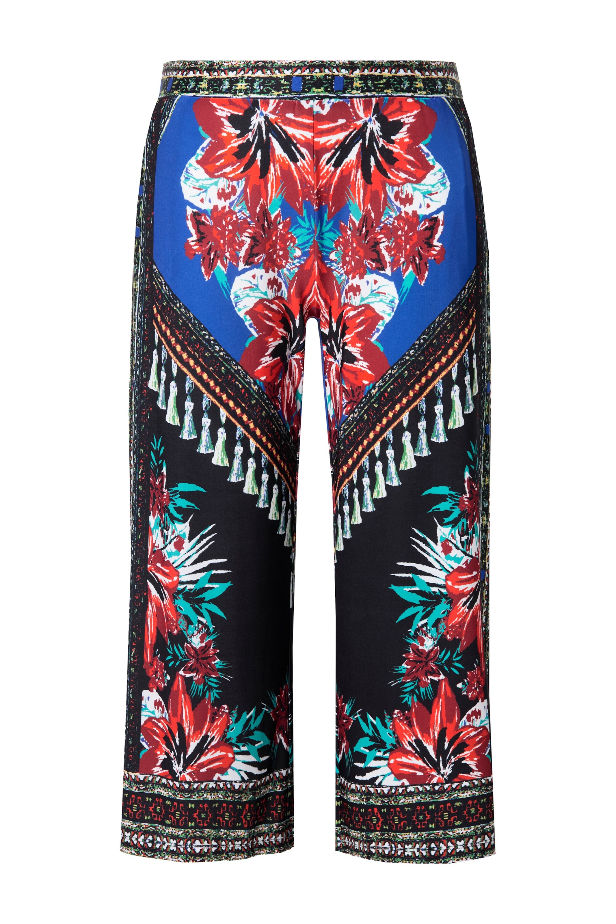 MIAMODA Wide Leg Hose in Schwarz: Vorderseite