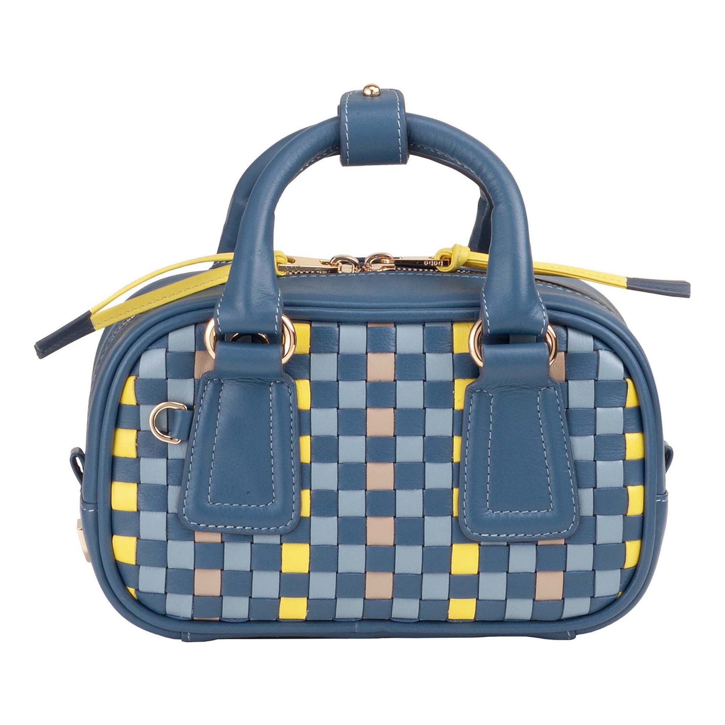 DuDu Handbag in Blue: front