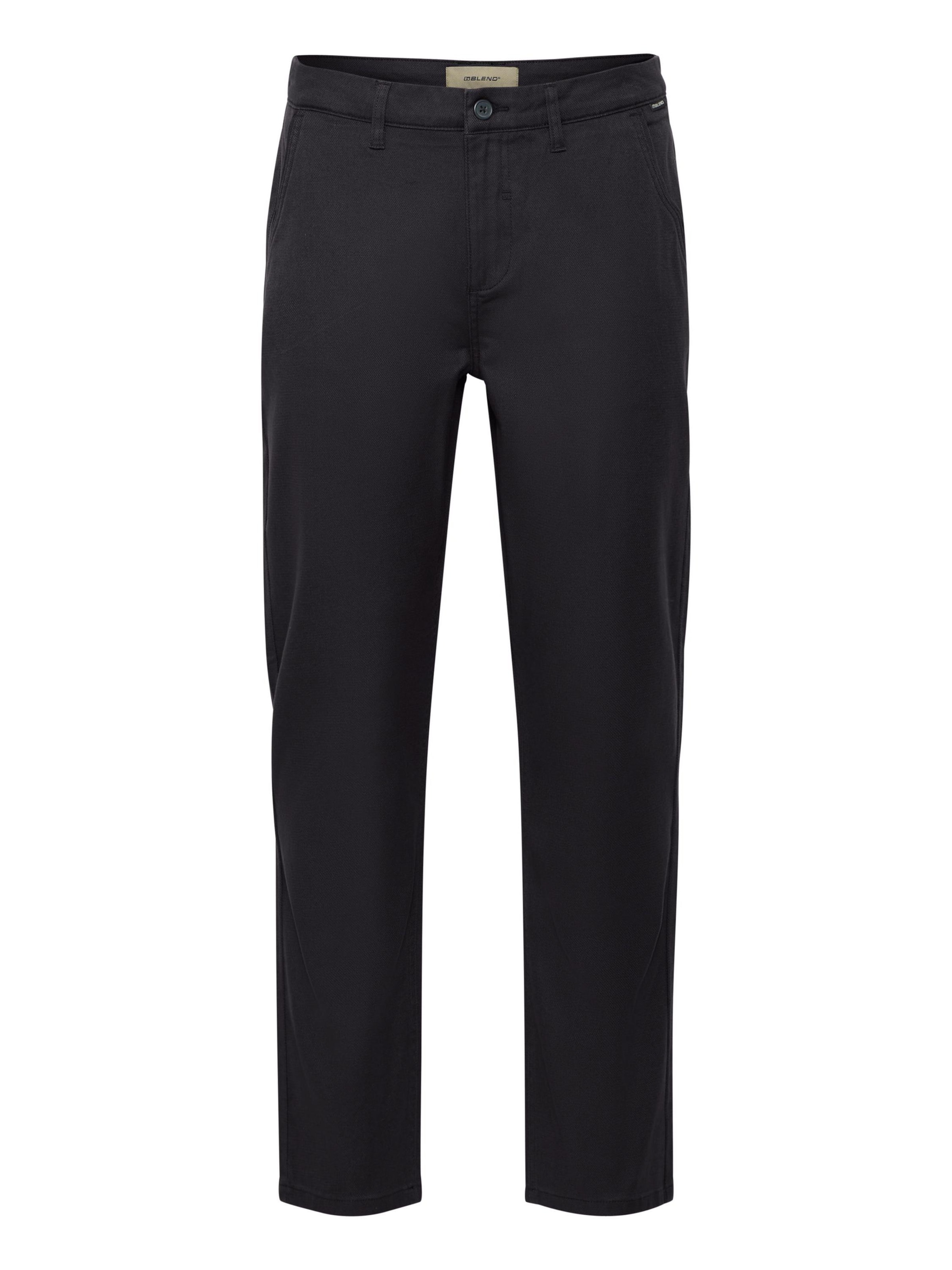 BLEND - regular Pantalón chino ' BHMORGAN wovenpant ' en negro: frente