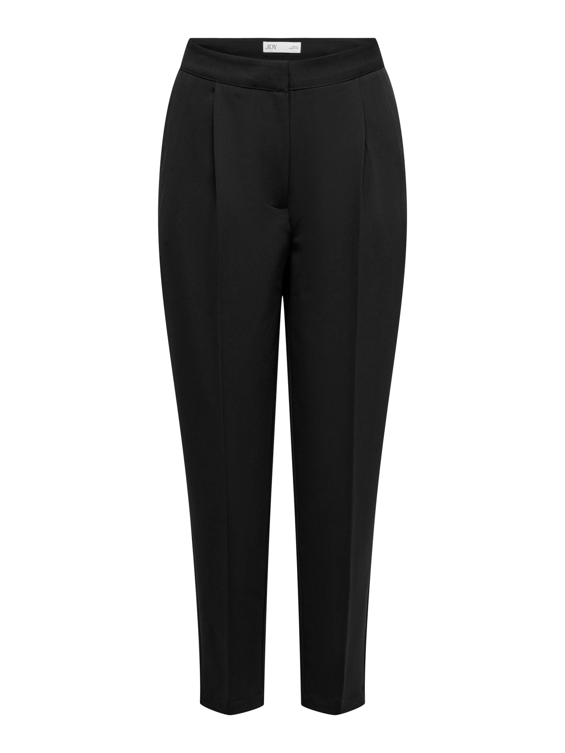JDY Tapered Παντελόνι 'CARLA' σε μαύρο: μπροστά