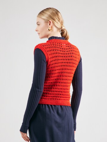 Marc Cain Knitted Top in Red
