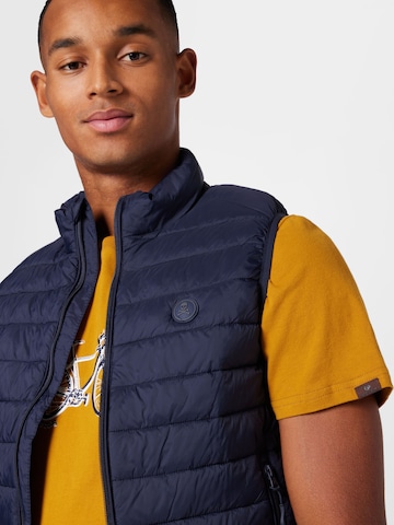 Coupe slim Gilet Scalpers en bleu