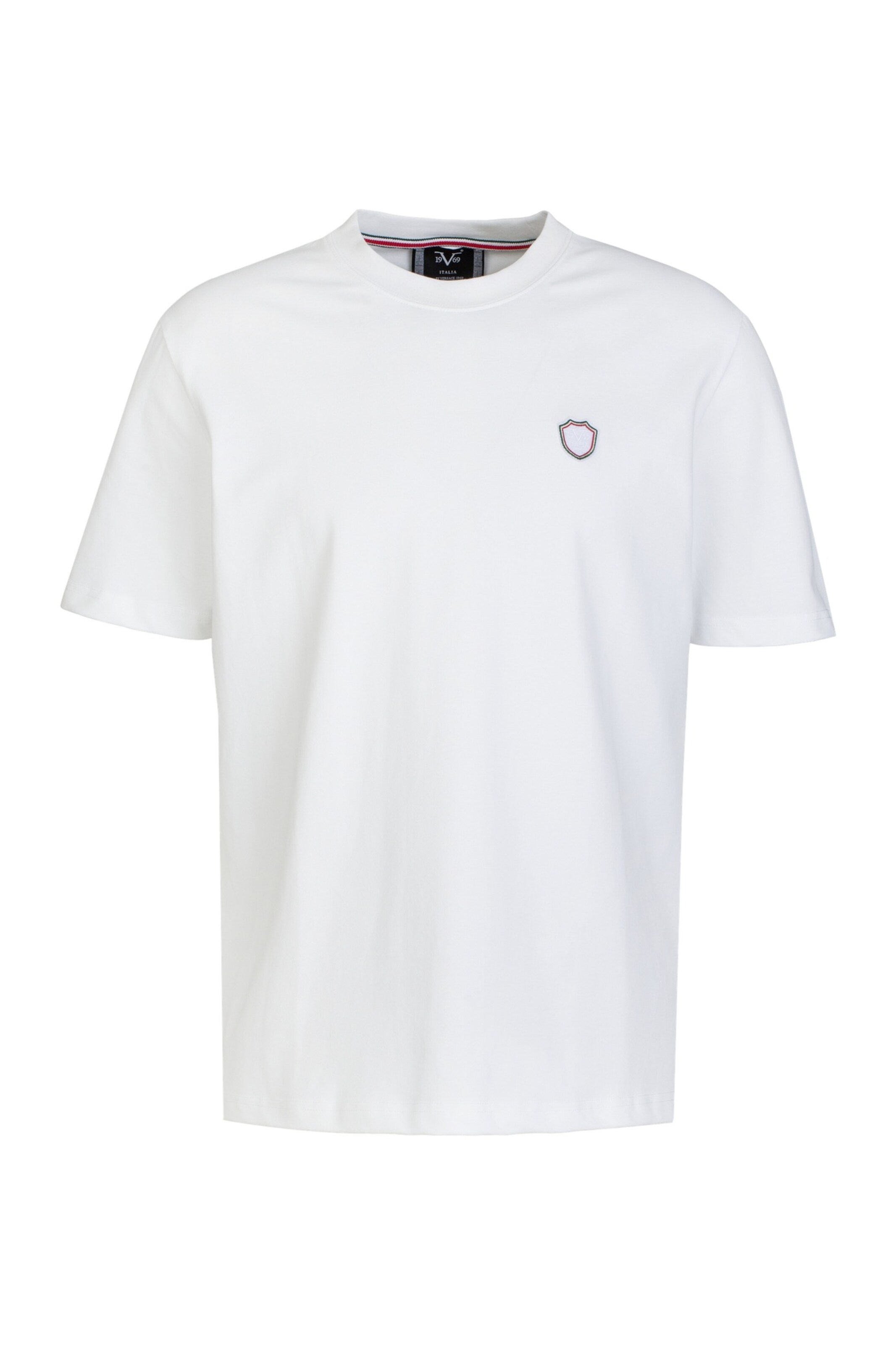 19V69 ITALIA Shirt 'Rafael Flag' in Green / Red / White, Item view