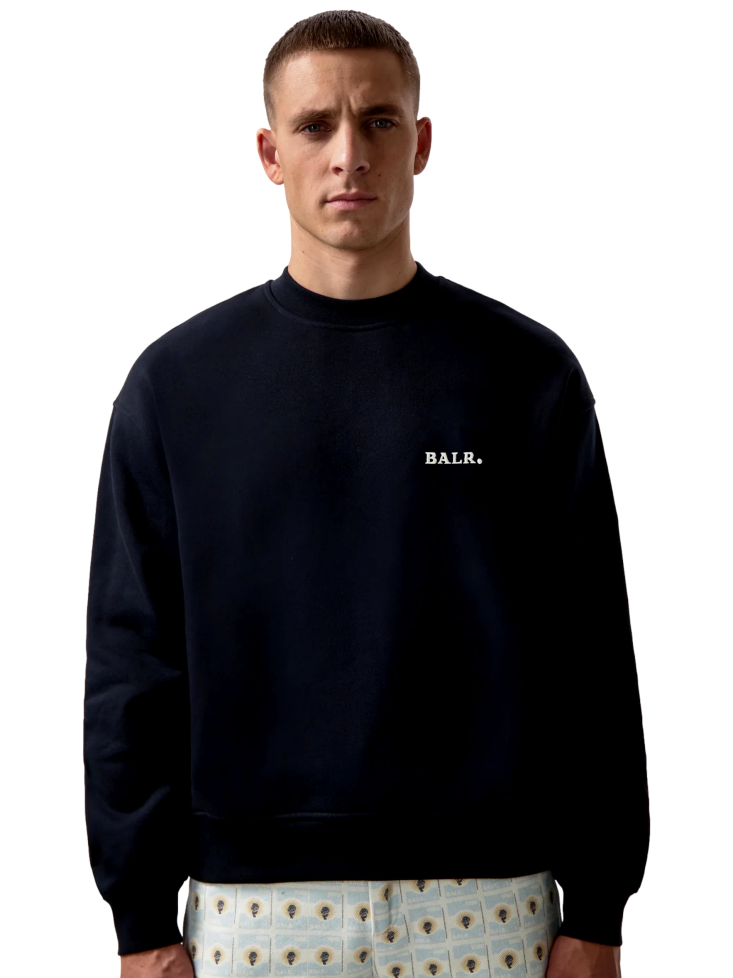 Felpa 'GOTL Box' di BALR. in nero: frontale