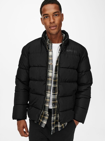 Only & Sons Between-Season Jacket 'Melvin' in Black