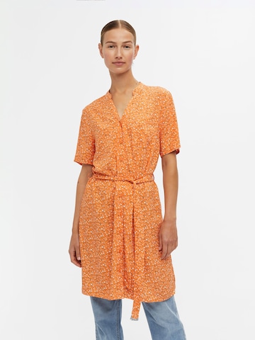 OBJECT Shirt Dress 'Ema Elise' in Orange: front