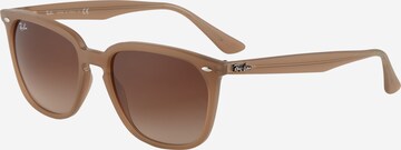 Ray-Ban Zonnebril '0RB4362' in Bruin: voorkant