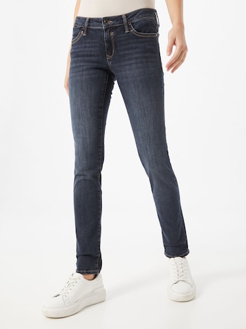 Mavi Slimfit Jeans 'Lindy' in Blauw: voorkant