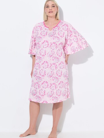 Ulla Popken Nightgown in Pink: front