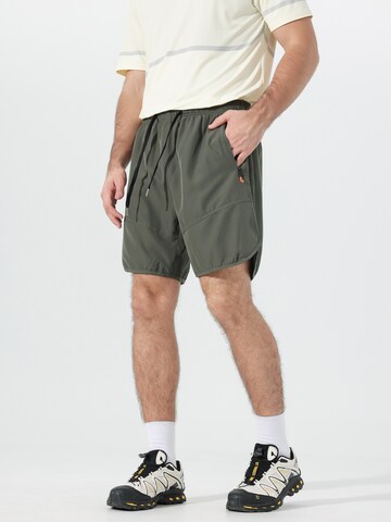 YOUTHUP Loose fit Workout Pants 'KORFLEX' in Green