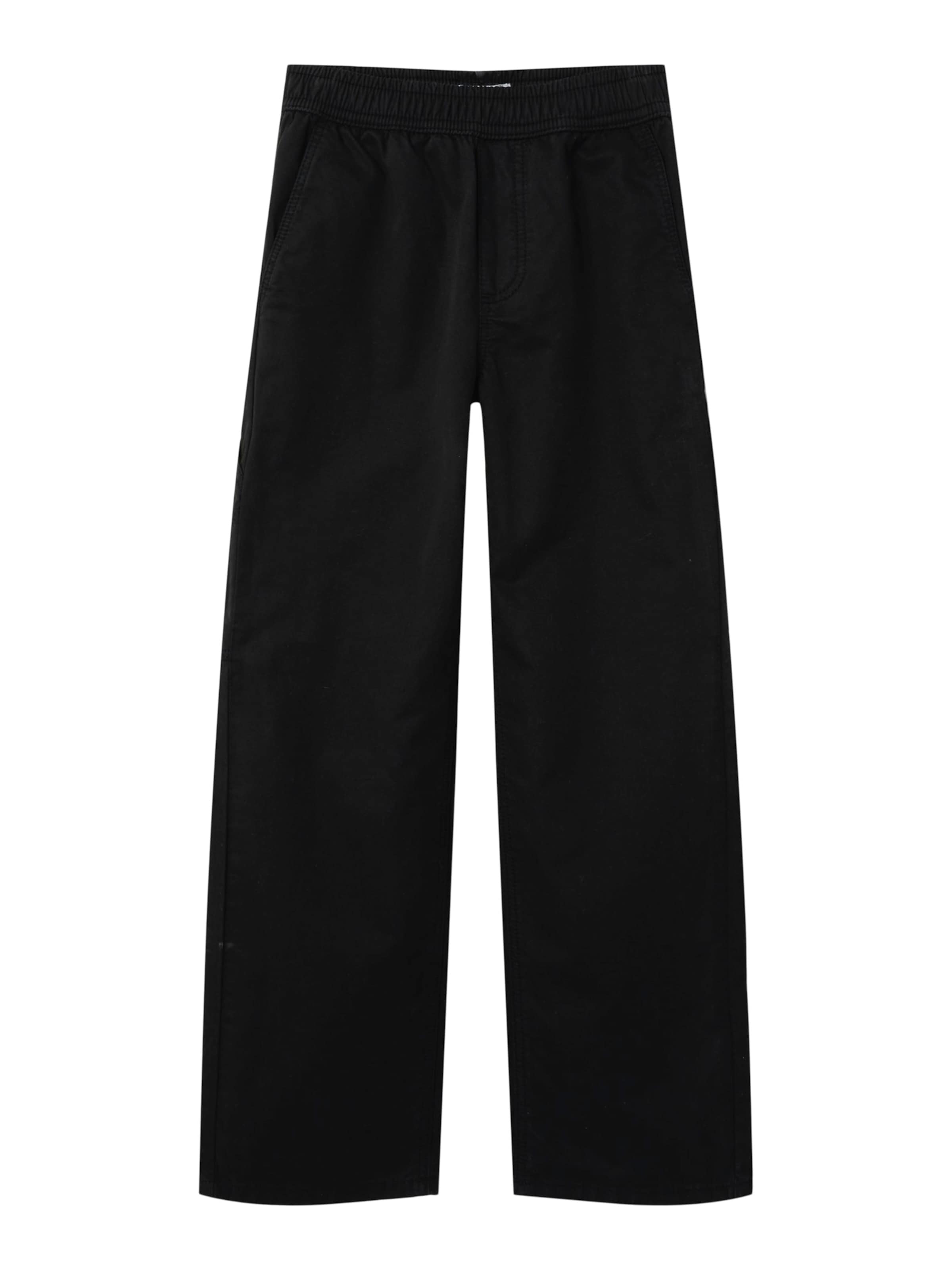 NAME IT Široke hlačnice Hlače 'NKMRyan' | črna barva: sprednja stran