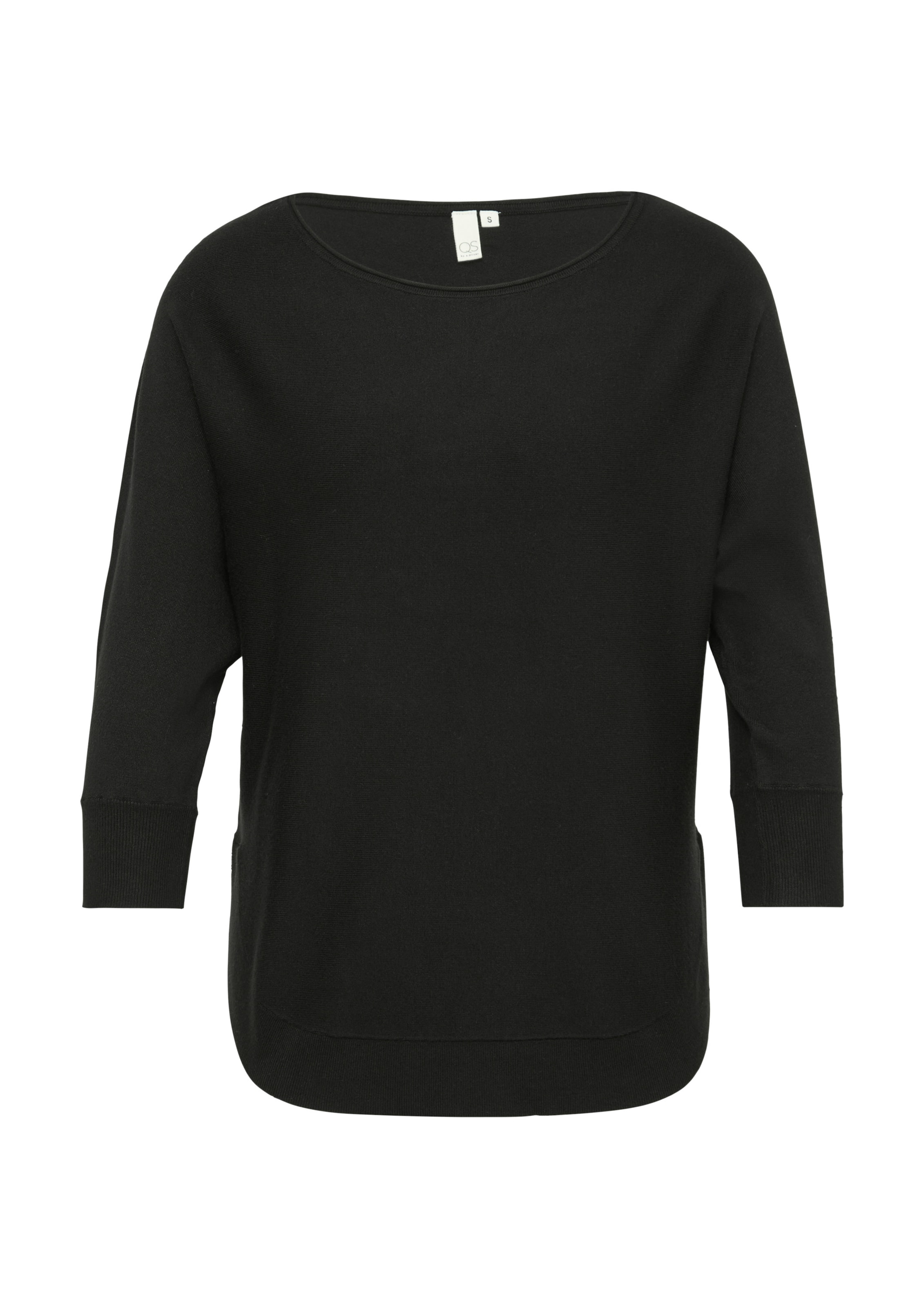 QS Pullover in Schwarz: Vorderseite