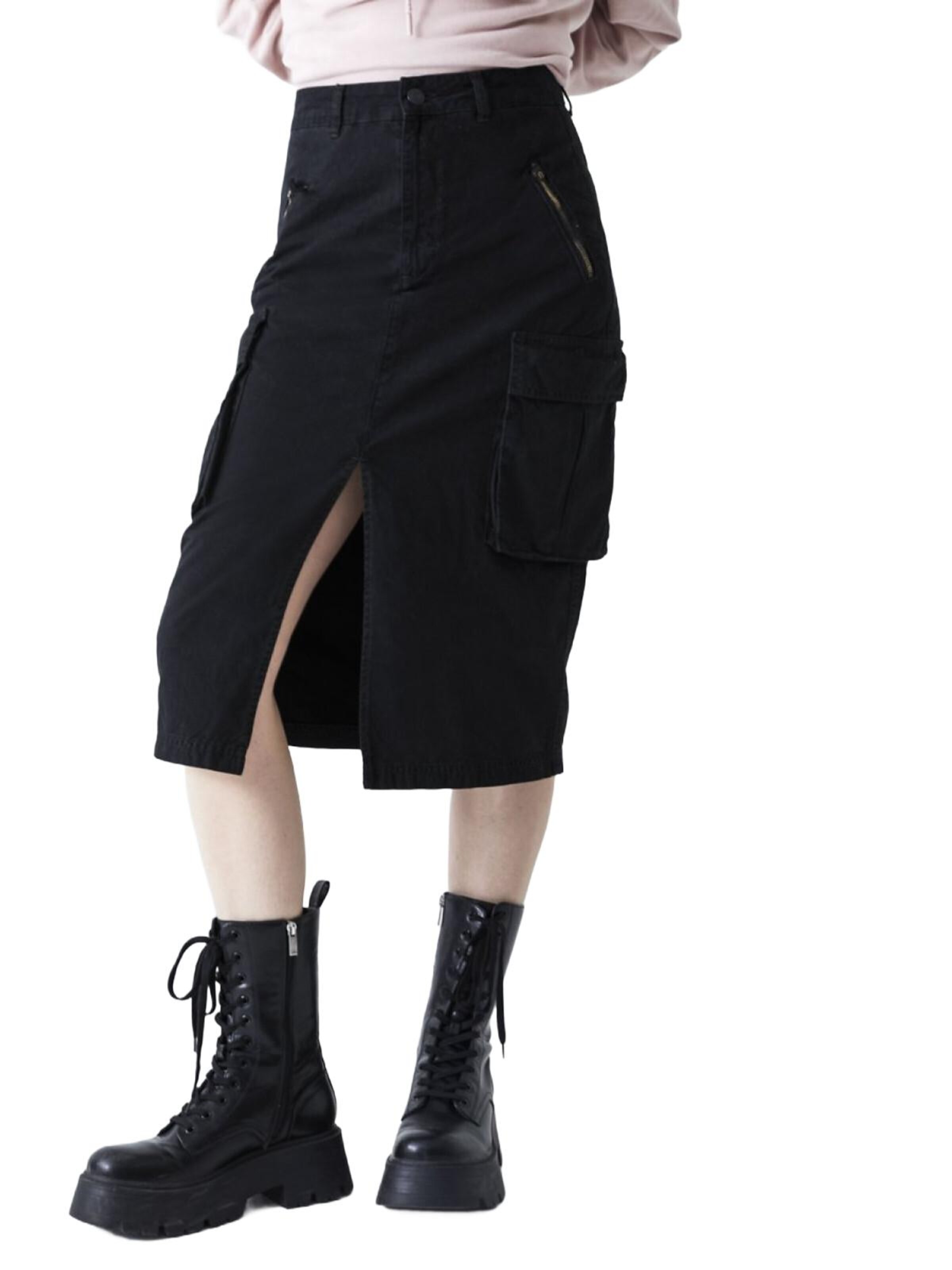 LTB Jeans Skirt in Black: front