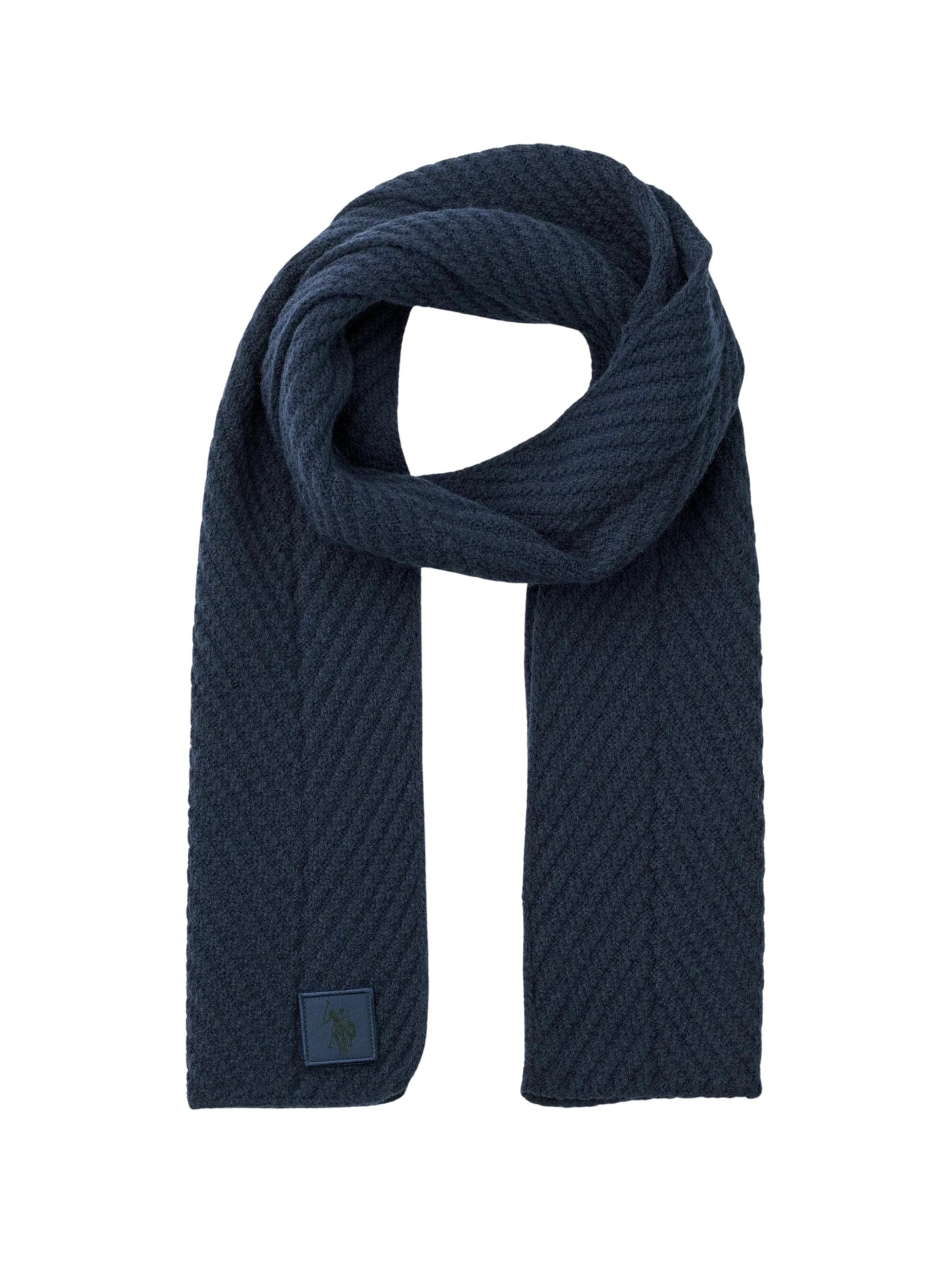 U.S. POLO ASSN. Sjal ' Nico ' i blå: forside