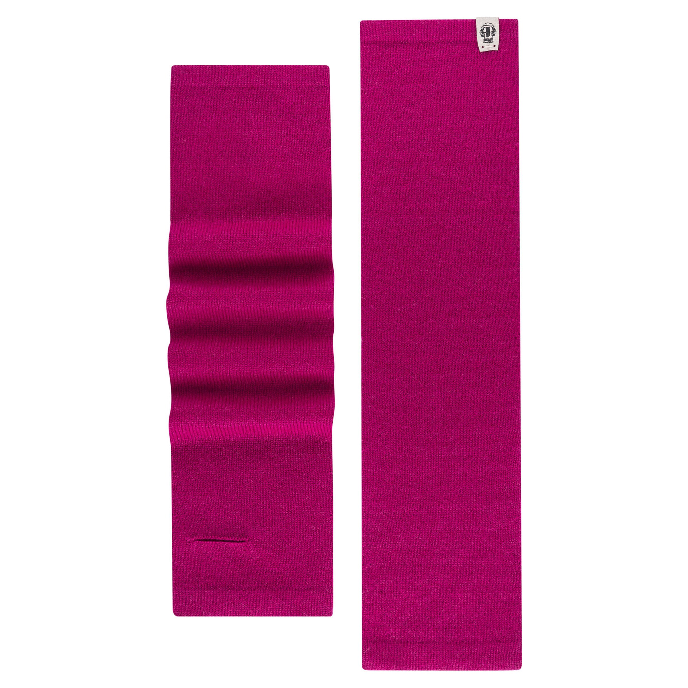Roeckl Handwarmers ' PURE CASHMERE ' in Roze: voorkant