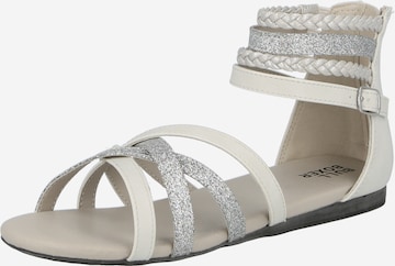 BULLBOXER Sandals in Silver: front