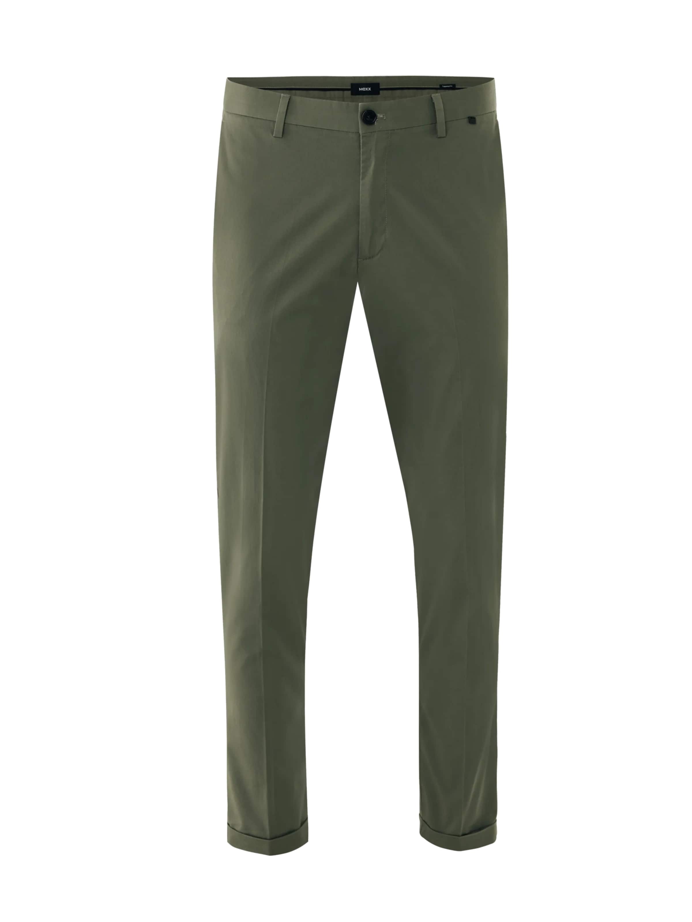 MEXX Конический (Tapered) Брюки-чинос в Зеленый: спереди