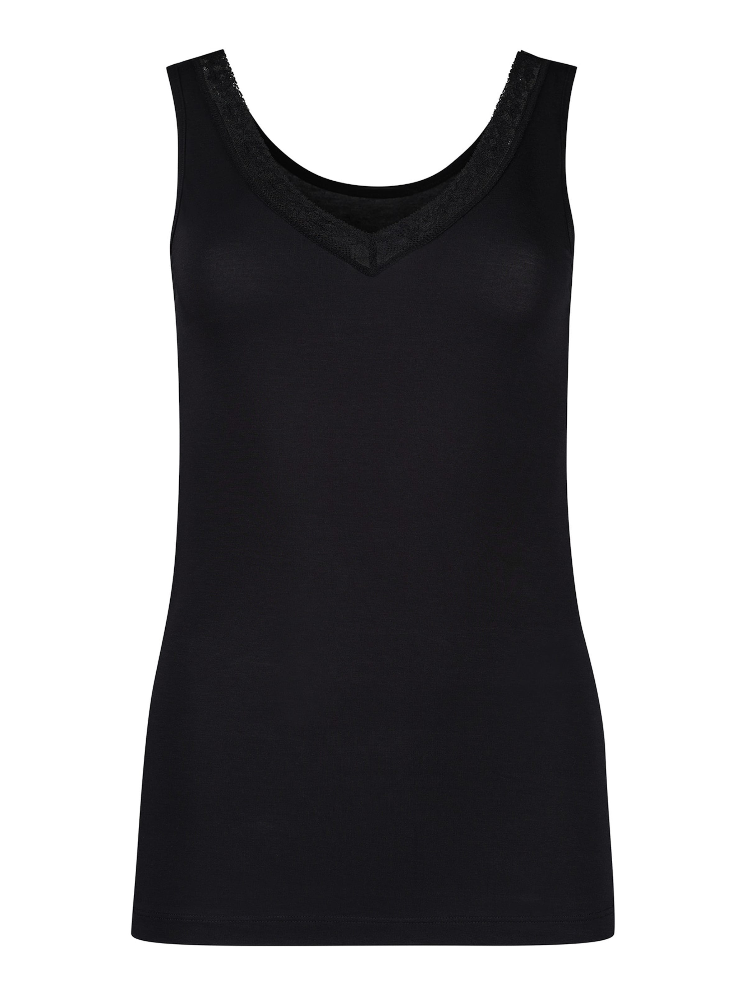 HUBER Tanktop ' Soft Modal ' in S in schwarz, Produktansicht