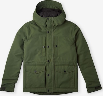 O'NEILL Outdoorová bunda – zelená: přední strana